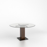 Canadel Living Room Glass Top Coffee Table