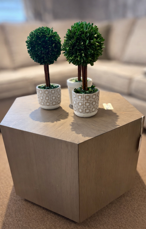 End Table REG. $498 NOW $229  Size 24” by 24” by 18” H 